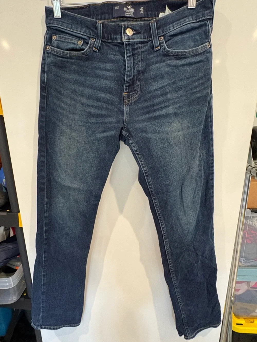Hollister Mens Slim Straight Jeans 30 x 30